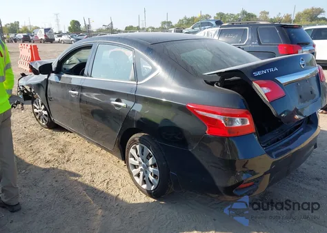 2017 Nissan Sentra S from USA, damaged, VIN 3N1AB7APXHY234878